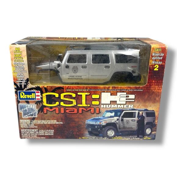 CSI Miami Horatio’s H2 Hummer Metal Body Diecast Car New In Box - Picture 1 of 6